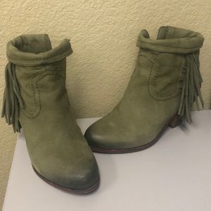 Sam Edelman Louie western bootie with fringe